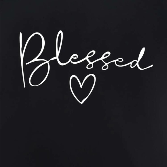 🆕 Black “Blessed” T-Shirt - Picture 4 of 4